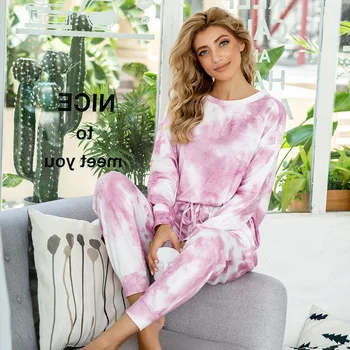 New Autumn Women Sleepwear bandhnu Pajamas Set Loose Loungewear 2 Pieces Long Sleeve Pajamas for women Ladies Pyjamas
New Autumn Women Sleepwear bandhnu Pajamas Set Loose Loungewear 2 Pieces Long Sleeve Pajamas for women Ladies Pyjamas