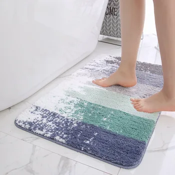 Simple Nordic Plush Rainbow Carpet Home Living Room Bedroom Floor Mat Bathroom Water Absorbent Non-slip Rug Soft Doormat
Simple Nordic Plush Rainbow Carpet Home Living Room Bedroom Floor Mat Bathroom Water Absorbent Non-slip Rug Soft Doormat