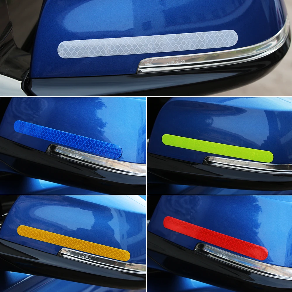 Фото Автомобильные наклейки на зеркало заднего вида светоотражающая лента для lexus IS200