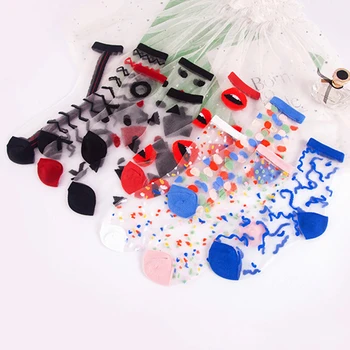 Spring Summer Ultra-thin Glass filament Socks Woman Printing Dots Korean Style Silk Socks Cute Stripe Transparent Socks
Spring Summer Ultra-thin Glass filament Socks Woman Printing Dots Korean Style Silk Socks Cute Stripe Transparent Socks