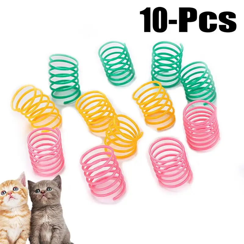10Pcs Cat Spring Toys Pet Kitten Pet Accessories Set Wide Durable Heavy Gauge Colorful Springs Cat Toy Interactive Playing Toys
10Pcs Cat Spring Toys Pet Kitten Pet Accessories Set Wide Durable Heavy Gauge Colorful Springs Cat Toy Interactive Playing Toys