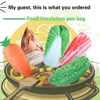 Creative Personality Student 3d Simulation Food Vegetable Plush Pencil Bag Large Box Student Stationery Box Stationery Bag
Creative Personality Student 3d Simulation Food Vegetable Plush Pencil Bag Large Box Student Stationery Box Stationery Bag