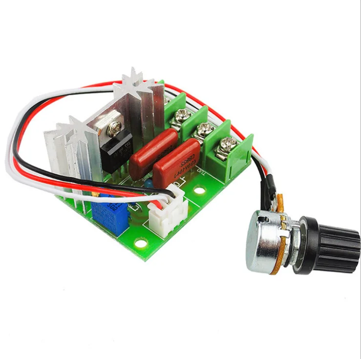 AC 220V 2000W High Power SCR Voltage Regulator Dimming Dimmers Motor Speed Controller Governor Module W/ Potentiometer
AC 220V 2000W High Power SCR Voltage Regulator Dimming Dimmers Motor Speed Controller Governor Module W/ Potentiometer