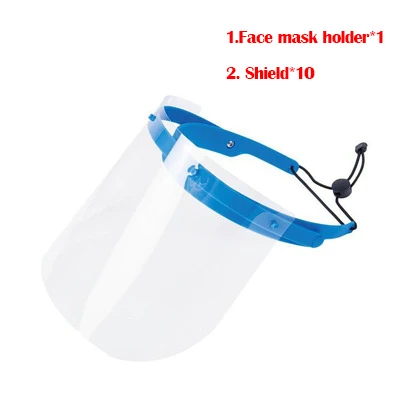 Safety Protective Face Shields Disposable Face Mask Full-Face Protective Mask Anti-Fogging Anti-Splash Visor Protection
Safety Protective Face Shields Disposable Face Mask Full-Face Protective Mask Anti-Fogging Anti-Splash Visor Protection