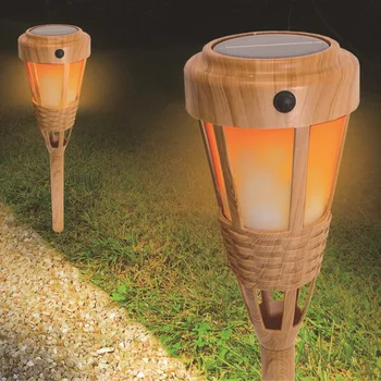 Cross Border New Style LED Solar Bamboo Lamp Flame Lamp Three Feature Outdoor Decoration Landscape Courtyard Garden huo ba deng
Cross Border New Style LED Solar Bamboo Lamp Flame Lamp Three Feature Outdoor Decoration Landscape Courtyard Garden huo ba deng