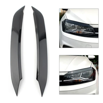 2Pcs Car Headlight Lamp Eyebrow Eyelid ABS Molding Trim Lid Cover For VW Polo 2019 2020 Glossy Black
2Pcs Car Headlight Lamp Eyebrow Eyelid ABS Molding Trim Lid Cover For VW Polo 2019 2020 Glossy Black