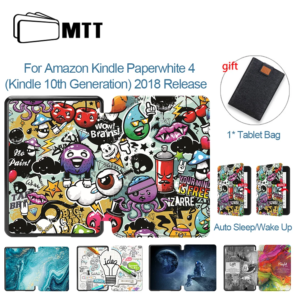 MTT 2018 Case For Amazon Kindle Paperwhite 4 10th Generation PU Leather Magnetic Flip Stand Smart Funda e-Book Protective Shell
MTT 2018 Case For Amazon Kindle Paperwhite 4 10th Generation PU Leather Magnetic Flip Stand Smart Funda e-Book Protective Shell