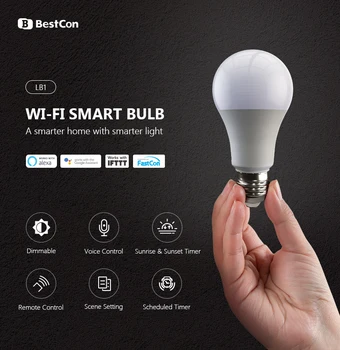 Broadlink WiFi Smart Bulb E27 LED Lamp Wireless Bulb Compatible Alexa Echo Google Assistant Smart Life Dimming Light smart home
Broadlink WiFi Smart Bulb E27 LED Lamp Wireless Bulb Compatible Alexa Echo Google Assistant Smart Life Dimming Light smart home