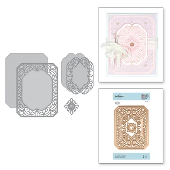 2020 New Lace Pattern Frame Metal Cutting Dies Scrapbooking For DIY Background Decorative Paper Embossing Stencil Card Stamp Set
2020 New Lace Pattern Frame Metal Cutting Dies Scrapbooking For DIY Background Decorative Paper Embossing Stencil Card Stamp Set