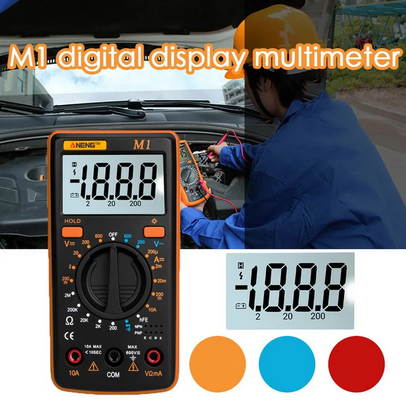 Junejour M1 Digital Multimeter Esr Meter Multimetro Tester True Rms Digital Multimeter Testers Multi Meter Richmeters Dmm 400a
Junejour M1 Digital Multimeter Esr Meter Multimetro Tester True Rms Digital Multimeter Testers Multi Meter Richmeters Dmm 400a