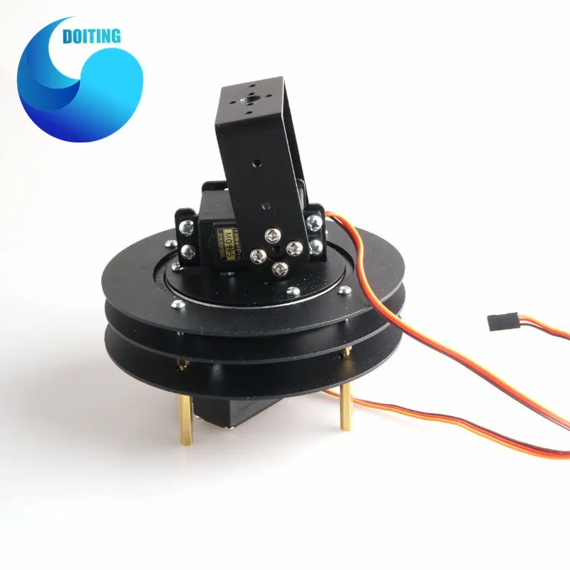 2 DOF Robot Arm руль диск Роботизированный манипулятор сервопривод поворотная основа