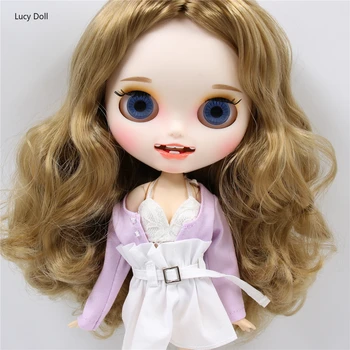 Icy Factory Blythee Custom Doll Toy Matte Face Brown Hair Joint Body Bjd White Skin 30cm BL9400, No Sleepy Eyes
Icy Factory Blythee Custom Doll Toy Matte Face Brown Hair Joint Body Bjd White Skin 30cm BL9400, No Sleepy Eyes