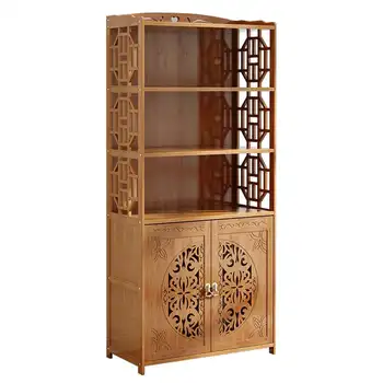 Chinese Style Floor Bookcase Bookcase Modern Simple Children's Shelf Nanzhu Shelf Office Storage Shelf
Chinese Style Floor Bookcase Bookcase Modern Simple Children's Shelf Nanzhu Shelf Office Storage Shelf