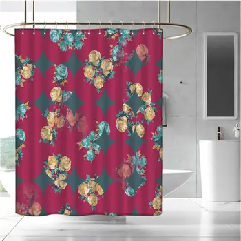 Waterproof and Colorful Shower Curtain Polyester Shower Curtain Bath Shower
Waterproof and Colorful Shower Curtain Polyester Shower Curtain Bath Shower
