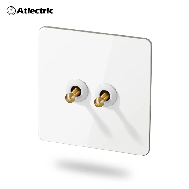 Atlectric Switch White Stainless Steel Light Switches Usb Wall Socket Toggle Light Switch Electrical Outlets Socket Wall Plugs
Atlectric Switch White Stainless Steel Light Switches Usb Wall Socket Toggle Light Switch Electrical Outlets Socket Wall Plugs