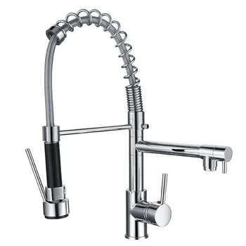 Modern Kitchen Spring Sink Faucets High Arc Pull out 360° Rotate Faucets with Ceramics Valve Core 2 Water Outlet Modes
Modern Kitchen Spring Sink Faucets High Arc Pull out 360° Rotate Faucets with Ceramics Valve Core 2 Water Outlet Modes
