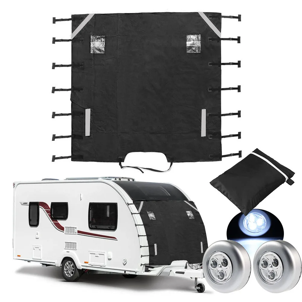 Protective Practical Anti Impact Front Towing Cover For Caravan Durable Universal Thick Motorhome Guards With LED Light
Protective Practical Anti Impact Front Towing Cover For Caravan Durable Universal Thick Motorhome Guards With LED Light