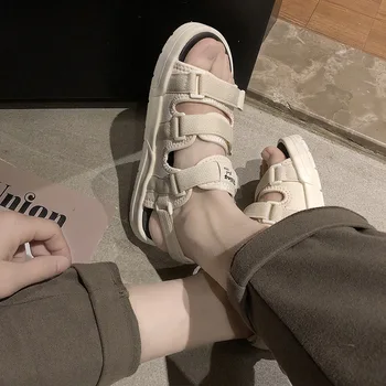 Women Sandals Soft Sexy Leather Wedges Shoes Fashion Summer Sandals Beach New Platform Sandalias
Women Sandals Soft Sexy Leather Wedges Shoes Fashion Summer Sandals Beach New Platform Sandalias