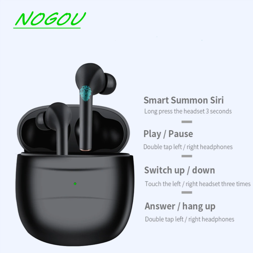 NOGOU J3 TWS touch control Bluetooth wireless headset subwoofer headset PK i500 i2000 i9000 wireless headset
NOGOU J3 TWS touch control Bluetooth wireless headset subwoofer headset PK i500 i2000 i9000 wireless headset