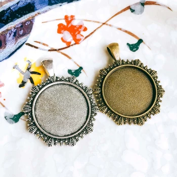 5pcs/lot 25mm Necklace Pendant Setting Antique Bronze Silver Color Cabochon Blank Base Supplies for Jewelry Finding T74
5pcs/lot 25mm Necklace Pendant Setting Antique Bronze Silver Color Cabochon Blank Base Supplies for Jewelry Finding T74
