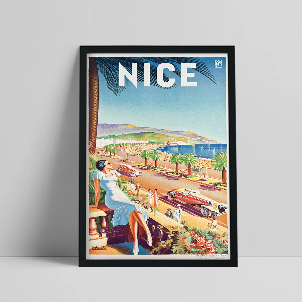 Vintage World Travel Poster, Nice France City Seaside Scenery Canvas Painting, Europe Cars Wall Art, Tour Souvenir Home Decor
Vintage World Travel Poster, Nice France City Seaside Scenery Canvas Painting, Europe Cars Wall Art, Tour Souvenir Home Decor