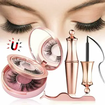 Magnetic eyelash set eyelash curler magnetic liquid eyeliner long false eyelashes with magnetic handmade false eyelashes
Magnetic eyelash set eyelash curler magnetic liquid eyeliner long false eyelashes with magnetic handmade false eyelashes