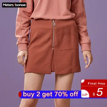 MetersBonwe Short Skirt Female High Waist A-line Mini Skirts Women Slimming skirt Summer Joker Skirt New Arrivals
MetersBonwe Short Skirt Female High Waist A-line Mini Skirts Women Slimming skirt Summer Joker Skirt New Arrivals