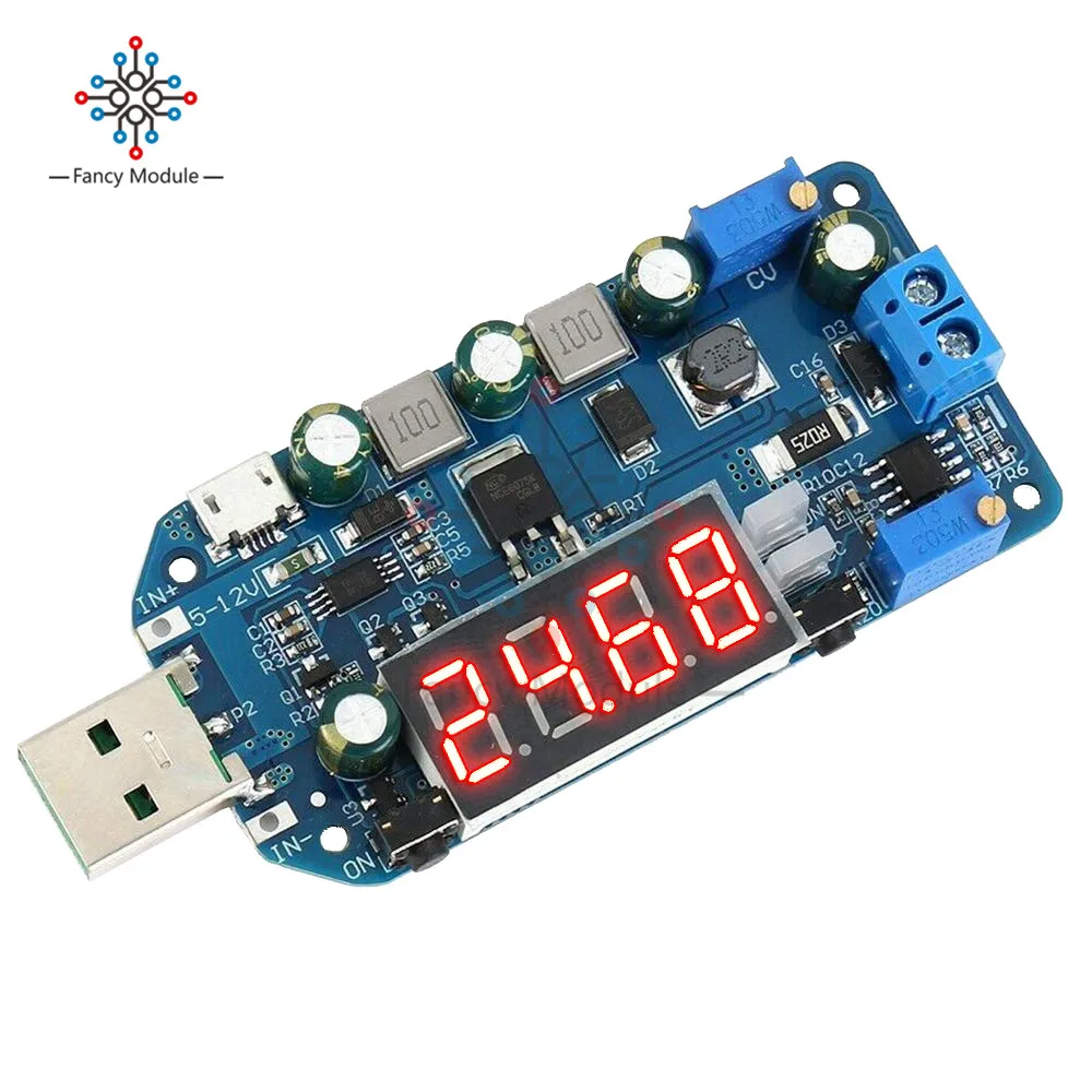 15W Adjustable DC-DC CC CV USB 5V to 3.3V 9V 12V 24V 30V Step Up/Down Power Supply Boost Buck Converter Module
15W Adjustable DC-DC CC CV USB 5V to 3.3V 9V 12V 24V 30V Step Up/Down Power Supply Boost Buck Converter Module