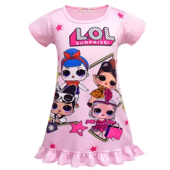 Lol Dress for Girl Summer Toddler Girls Cartoon Print Pajamas Dresses Baby Kids Casual Home Wear Doll Clothes Children Berserk
Lol Dress for Girl Summer Toddler Girls Cartoon Print Pajamas Dresses Baby Kids Casual Home Wear Doll Clothes Children Berserk