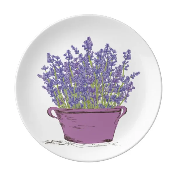 Purple Lavender Pot Flower Plant Dessert Plate Decorative Porcelain 8 inch Dinner Home
Purple Lavender Pot Flower Plant Dessert Plate Decorative Porcelain 8 inch Dinner Home