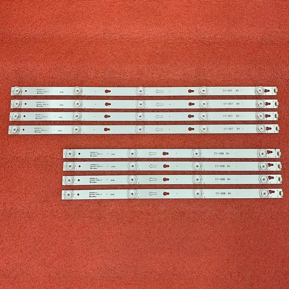 8pcs LED Backlight strip for L55S4900FS L55S4900 55D2900 L55P2 L55E5800A LVU550ND1L 55S405 55S401 55S401TCAA 55S405TBBA U55P6006
8pcs LED Backlight strip for L55S4900FS L55S4900 55D2900 L55P2 L55E5800A LVU550ND1L 55S405 55S401 55S401TCAA 55S405TBBA U55P6006