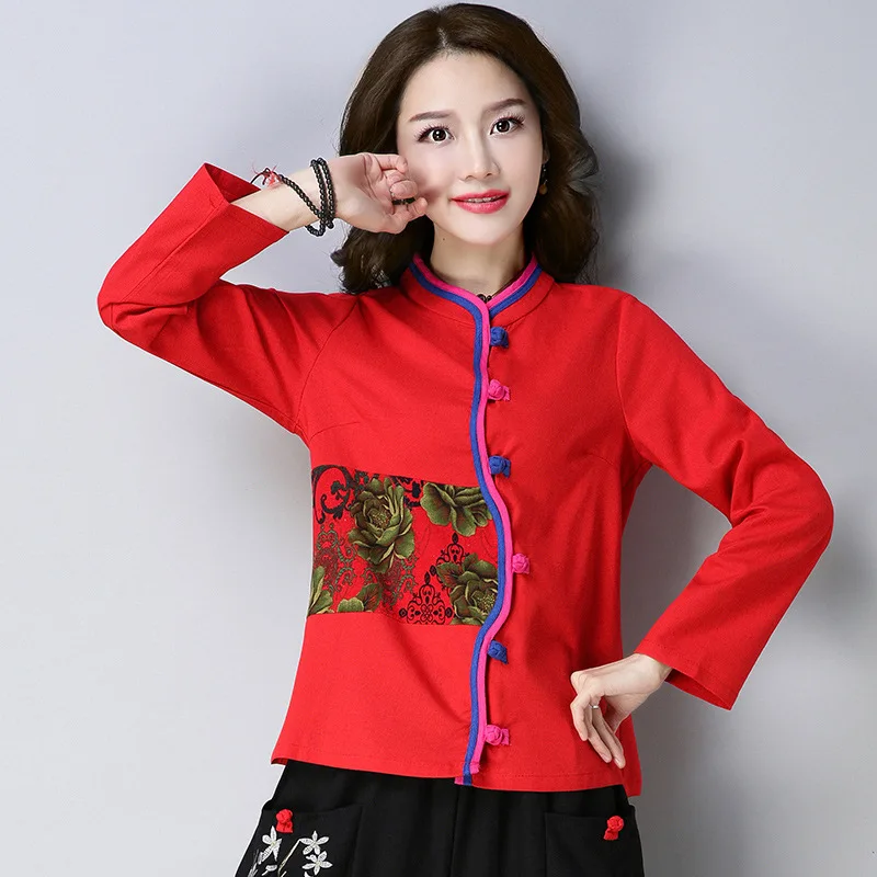 2018 Spring New Style Retro National Wind Cotton Linen Colored Cloth Joint Cropped Jacket E9235
2018 Spring New Style Retro National Wind Cotton Linen Colored Cloth Joint Cropped Jacket E9235