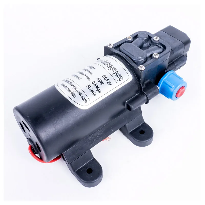 DC 12V 5L/Min 0.8MPa 60W Mini Efficient Water Pump Diaphragm High Pressure Self Priming Water Pump
DC 12V 5L/Min 0.8MPa 60W Mini Efficient Water Pump Diaphragm High Pressure Self Priming Water Pump