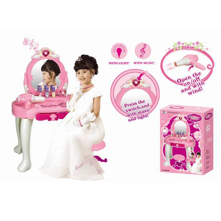 Children'S Educational Toy GIRL'S Play House Bedroom Toy with Light And Music Electric Dresser with Hair Dryer Heat
Children'S Educational Toy GIRL'S Play House Bedroom Toy with Light And Music Electric Dresser with Hair Dryer Heat