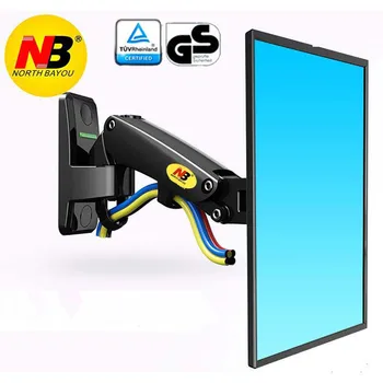 NB F120 17-27" Gas Spring Full Motion TV Wall Mount bracket Ergonomic LCD Monitor stand Aluminum Arm Bracket Silver 360 rotate 
NB F120 17-27" Gas Spring Full Motion TV Wall Mount bracket Ergonomic LCD Monitor stand Aluminum Arm Bracket Silver 360 rotate