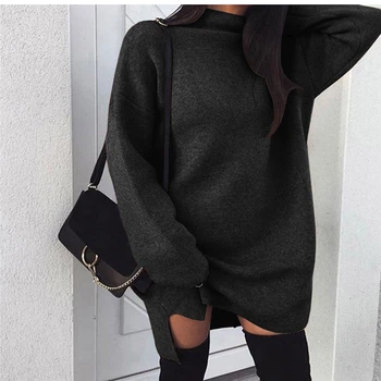 Women Hoodies Baggy Knitted Mini Dress Jumper Winter Loose Long Pullover Tops Ladies Long Sleeve Casual Sweatshirt
Women Hoodies Baggy Knitted Mini Dress Jumper Winter Loose Long Pullover Tops Ladies Long Sleeve Casual Sweatshirt