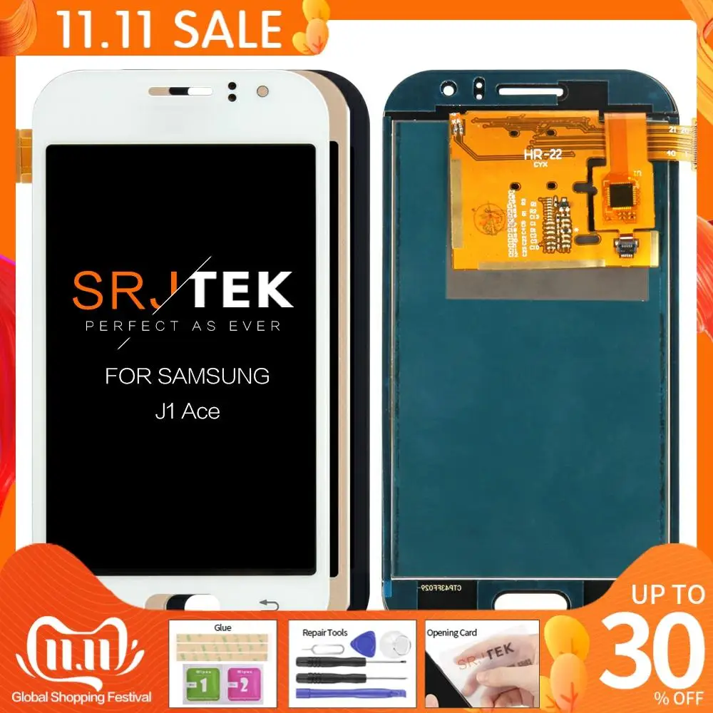 Original 4.3'' Super AMOLED LCD for SAMSUNG Galaxy J1 Ace Display J110 J110H J110F J110M Touch Screen Digitizer Replacement
Original 4.3'' Super AMOLED LCD for SAMSUNG Galaxy J1 Ace Display J110 J110H J110F J110M Touch Screen Digitizer Replacement