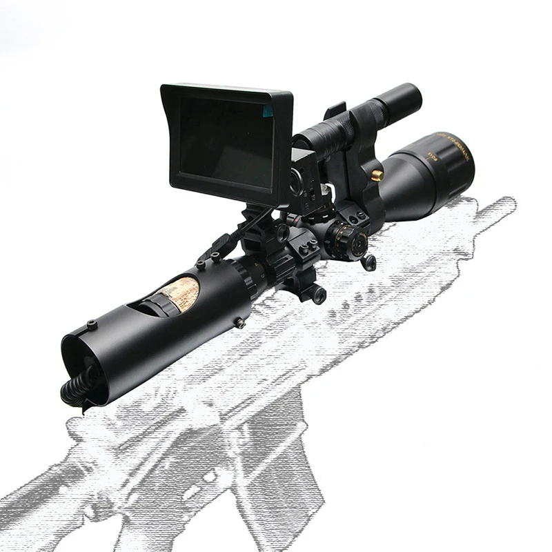 Black-and-White Image Hunting Patrol Night Infrared Night Vision Telescope with Screen High Definition Night Vision
Black-and-White Image Hunting Patrol Night Infrared Night Vision Telescope with Screen High Definition Night Vision