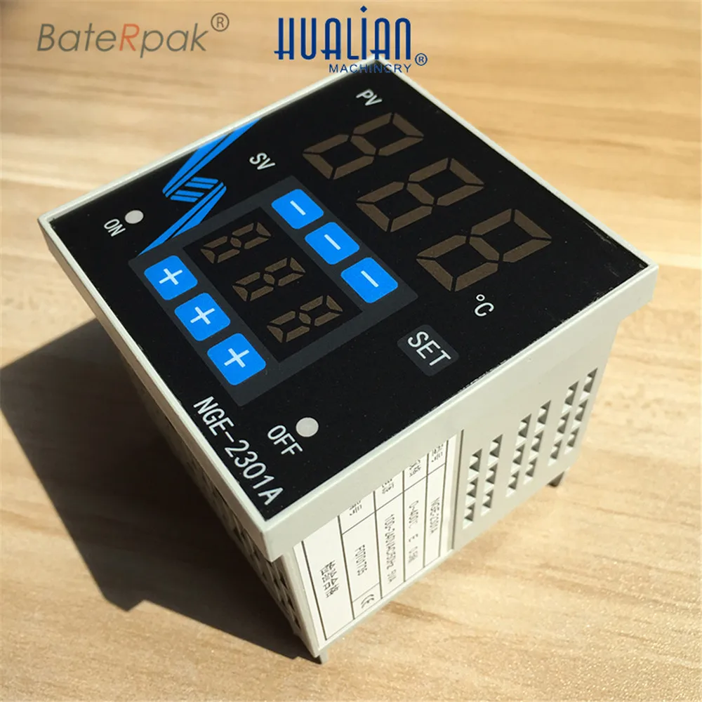 HUALIAN Continuous Sealing Machine 770/810/980/1010/1120 Temperature Controller NGE-2301A/B,BateRpak Band sealer parts
HUALIAN Continuous Sealing Machine 770/810/980/1010/1120 Temperature Controller NGE-2301A/B,BateRpak Band sealer parts