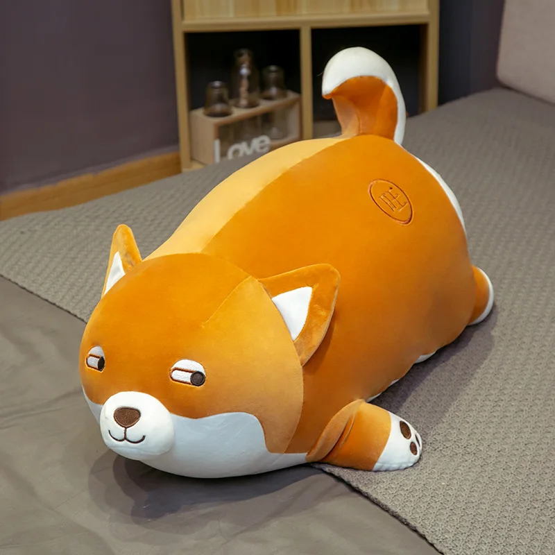 Фото Игрушка плюшевая в виде собаки Шиба-ину 45-80 см | Игрушки и хобби