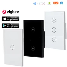 US Zigbee Touch Switch Smart Home Switcher Light Switch Zero FireWire Control Swticher Google Home Alexa Control Voice Control
US Zigbee Touch Switch Smart Home Switcher Light Switch Zero FireWire Control Swticher Google Home Alexa Control Voice Control