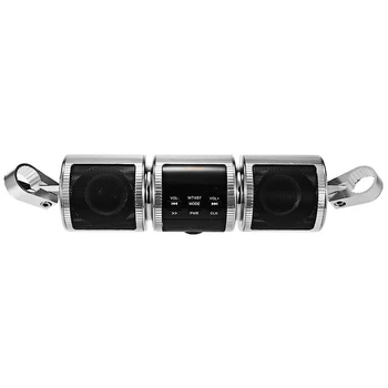 Motorcycle USB Bluetooth Stereo Speakers MP3 Audio Radio Sound System Handlebar Hi-Fi Player Supports USB/TF Card/AUX Interface
Motorcycle USB Bluetooth Stereo Speakers MP3 Audio Radio Sound System Handlebar Hi-Fi Player Supports USB/TF Card/AUX Interface