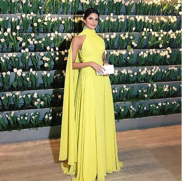 2020 Long Evening Dress Formal Dress Chiffon Ruched High Neck Long Sleeves Yellow Women Prom Party Dresses Vestido Longo Festa
2020 Long Evening Dress Formal Dress Chiffon Ruched High Neck Long Sleeves Yellow Women Prom Party Dresses Vestido Longo Festa