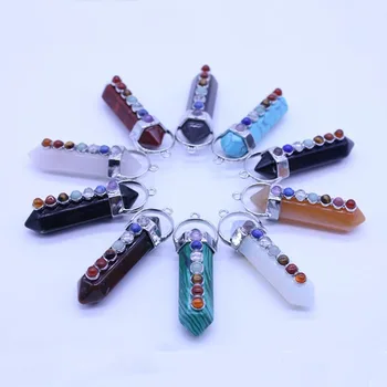100%Natural 7. Colorful crystal pendant necklace crystal stonedecoration gift stone Jade yoga Jewelry
100%Natural 7. Colorful crystal pendant necklace crystal stonedecoration gift stone Jade yoga Jewelry