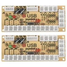 4 Set Zero Delay Arcade USB Encoder PC To Joystick For 5PIN Joystick & 2.8MM Button
4 Set Zero Delay Arcade USB Encoder PC To Joystick For 5PIN Joystick & 2.8MM Button