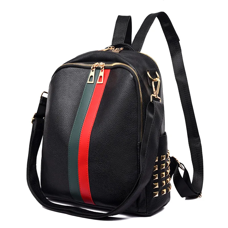 2018 Winter New Style Contrast Color Soft Leather Backpack Versatile WOMEN'S Shoulder Bag Trend Multi-functional Flexible Small
2018 Winter New Style Contrast Color Soft Leather Backpack Versatile WOMEN'S Shoulder Bag Trend Multi-functional Flexible Small