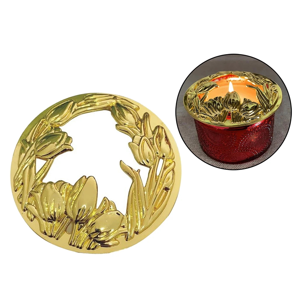 Generic Jar Candle Topper For Even Burning Safety Shade Sleeves Lid