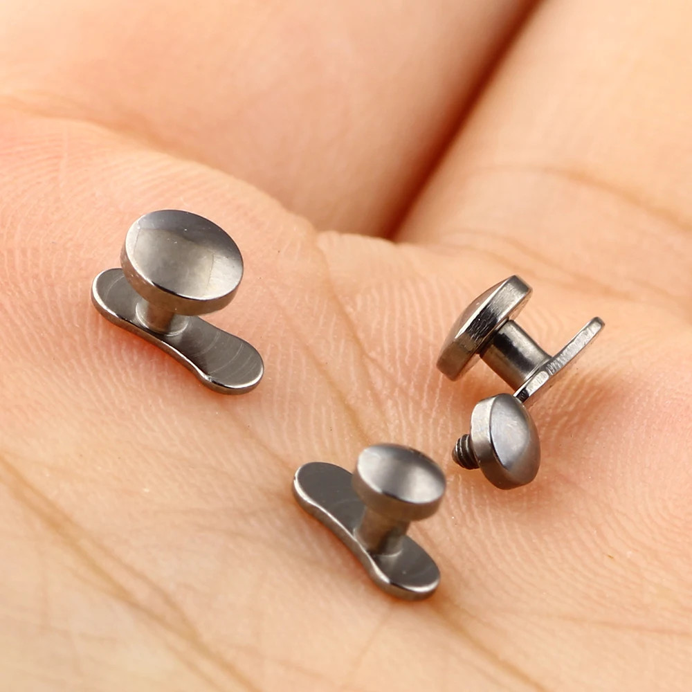 JUNLOWPY 14G Dermal Anchor Tops and Bases G23 Tatinium Microdermal Piercings Body Jewelry 3mm 4mm Bar for Sexy Women Men 50pcs
JUNLOWPY 14G Dermal Anchor Tops and Bases G23 Tatinium Microdermal Piercings Body Jewelry 3mm 4mm Bar for Sexy Women Men 50pcs