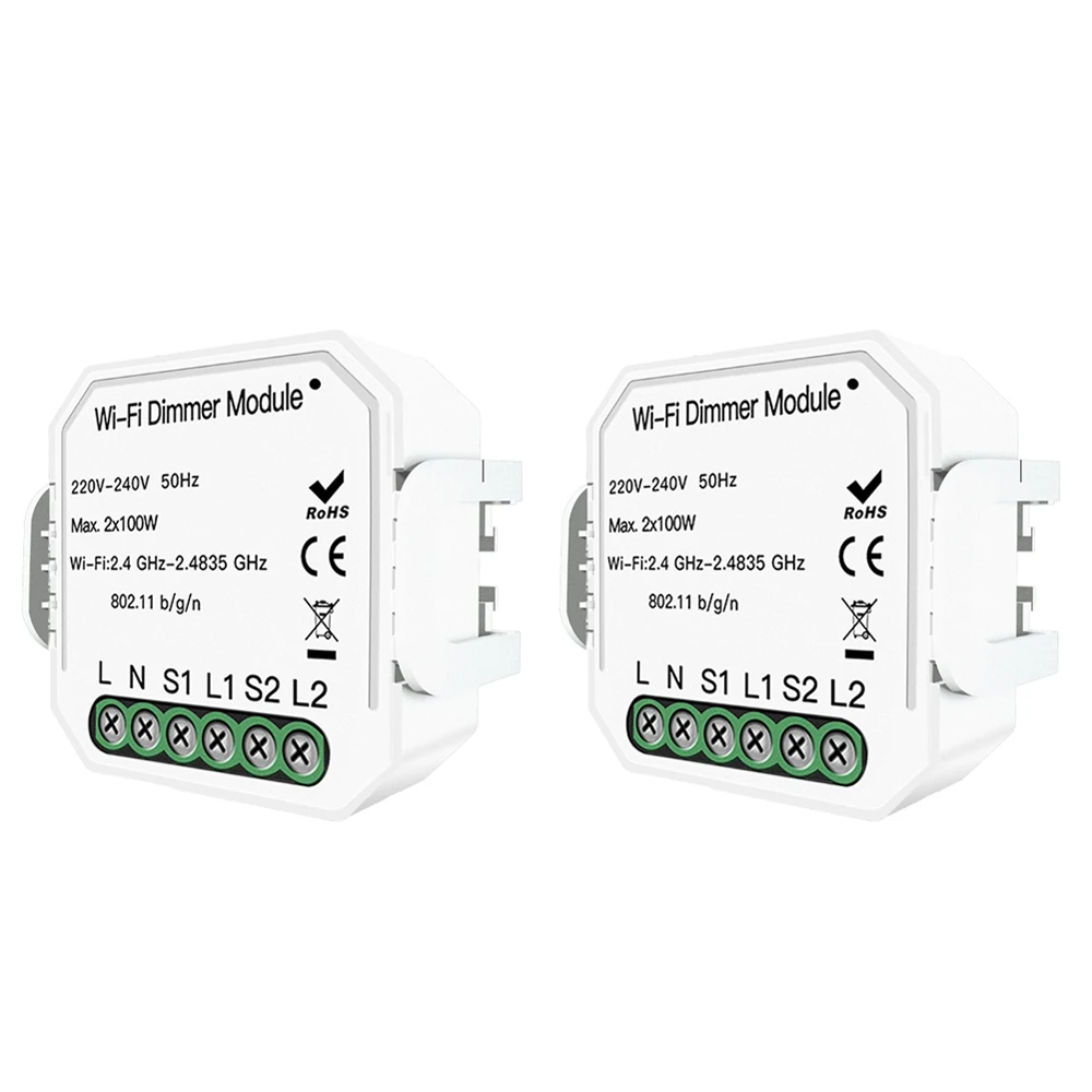 Wifi Smart Light Switch DIY Breaker Automation Module Smart Life/Tuya APP Remote Control,Works 2 Way
Wifi Smart Light Switch DIY Breaker Automation Module Smart Life/Tuya APP Remote Control,Works 2 Way