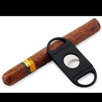 Stainless Steel Double-Sided Blade Cigar Cutter Scissors Portable Cigar Accessories Black Mini Cigar Cutter Guillotine
Stainless Steel Double-Sided Blade Cigar Cutter Scissors Portable Cigar Accessories Black Mini Cigar Cutter Guillotine